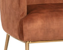CAMERON LOUNGE CHAIR - NONO RUST