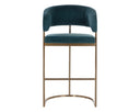 MARRIS BARSTOOL - GOLD DANNY TEAL