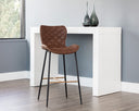 LYLA BARSTOOL - ANTIQUE BROWN
