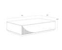 KALLA COFFEE TABLE - RECTANGULAR RUSTIC OAK
