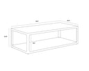 DONCASTER COFFEE TABLE - SMOKE GREY