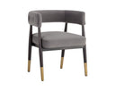 CALLEM DINING ARMCHAIR - ANTONIO CHARCOAL