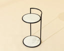 Forvyn End Table - BLACK MARBLE LOOK NATURAL