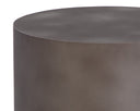 BERNABY END TABLE - GUNMETAL