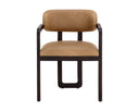 MADRONE DINING ARMCHAIR - BROWN LUDLOW SESAME LEATHER