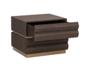 SUBIRA NIGHTSTAND - CHOCOLATE