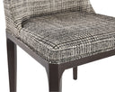 ELISA DINING CHAIR - GREY OAK NAYA CHECK BLACK