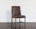 LEIGHLAND DINING CHAIR - HAVANA DARK BROWN