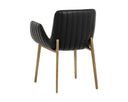 LUCANO DINING ARMCHAIR - BRAVO BLACK