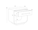 TARRANT NIGHTSTAND - SAGE GREEN