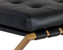 Corden Bench - SMALL GOLD BRAVO BLACK