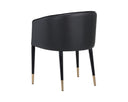ASHER DINING ARMCHAIR - ABBINGTON BLACK NAPA BLACK