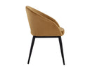 THATCHER DINING ARMCHAIR - BLACK GOLD SKY