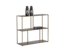 EIFFEL LOW BOOKCASE - MEDIUM ANTIQUE BRASS