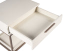Calden Nightstand - SMALL CHAMPAGNE GOLD CREAM