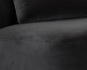 SORAYA SWIVEL ARMLESS CHAIR - SHADOW GREY