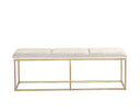 ALLEY BENCH - BURNISHED BRASS PICCOLO PROSECCO