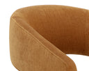 LLORET WHEELED DINING ARMCHAIR - DANNY AMBER