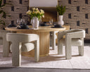  - ROUND RUSTIC OAK 68