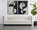 LARRON SOFA - RHEA LIGHT BARLEY