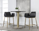 LUCANO COUNTER STOOL - BRAVO BLACK