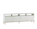 AMBROSE MODULAR STORAGE CABINET - CHAMPAGNE GOLD CREAM