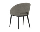 THATCHER DINING ARMCHAIR - BLACK ANTIQUE GREY
