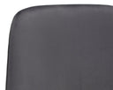 CASSIUS SWIVEL DINING ARMCHAIR - SLATE TINT NIGHTFALL BLACK