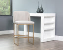 NEVIN COUNTER STOOL - POLO CLUB MUSLIN