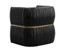 TRYOR LOUNGE CHAIR - VINTAGE BLACK NIGHT LEATHER