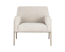 CYBIL LOUNGE CHAIR - DOVE CREAM
