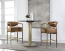 HELOISE COUNTER STOOL - MILLIKEN COGNAC