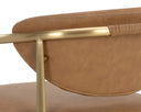 HELOISE DINING ARMCHAIR - MILLIKEN COGNAC