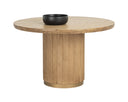  - ROUND RUSTIC OAK 48