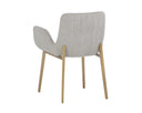 LUCANO DINING ARMCHAIR - BELFAST HEATHER GREY