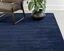 ALASKA HAND-LOOMED RUG - NAVY 9 X 12