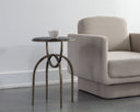 ALICENT END TABLE - BLACK MARBLE