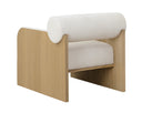 COBURN LOUNGE CHAIR - RUSTIC OAK ECLIPSE WHITE