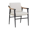 MEADOW DINING ARMCHAIR - HEATHER IVORY TWEED
