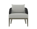 CAPRI LOUNGE CHAIR - SMOKE GREY COPACABANA MARBLE