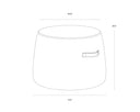 MITCHELL OTTOMAN - MERINO COTTON