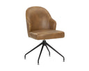 BRETTA SWIVEL DINING CHAIR - TOBACCO TAN