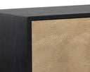 ALGARVE SIDEBOARD - BLACK CHAMPAGNE GOLD