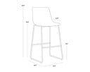 CAL BARSTOOL - ANTIQUE GREY