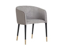 ASHER DINING ARMCHAIR - FLINT GREY NAPA TAUPE