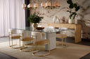LARISSA DINING CHAIR - NAPA COGNAC RHEA LIGHT BARLEY