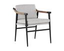MEADOW DINING ARMCHAIR - VAULT FOG