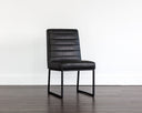 SPYROS DINING CHAIR - COAL BLACK