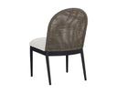 CALANDRI DINING CHAIR - BLACK LOUIS CREAM