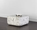 STRUT COFFEE TABLE - MARBLE LOOK